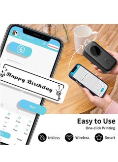 Generic D30 Mini Thermal Label Printer Portable Sticker Maker, Bluetooth Inkless Label Makers for Home Small Business Products Organizing Work for 0.23 0.35 0.47inch 12mm tape.  - Image 3
