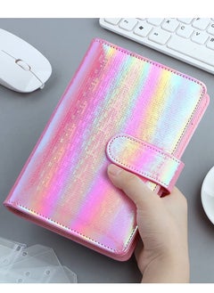 Generic A6 Cash Envelopes Budget Binder,6 Ring Leather Notebook Binder Cover Binder Money Organizer Zippe Pockets,12pcs Expense Budget Sheets, 2pcs Letter Sticker Labels, Saving Cash Envelopes System (Pink)  - Image 2