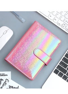 Generic A6 Cash Envelopes Budget Binder,6 Ring Leather Notebook Binder Cover Binder Money Organizer Zippe Pockets,12pcs Expense Budget Sheets, 2pcs Letter Sticker Labels, Saving Cash Envelopes System (Pink)  - Image 4