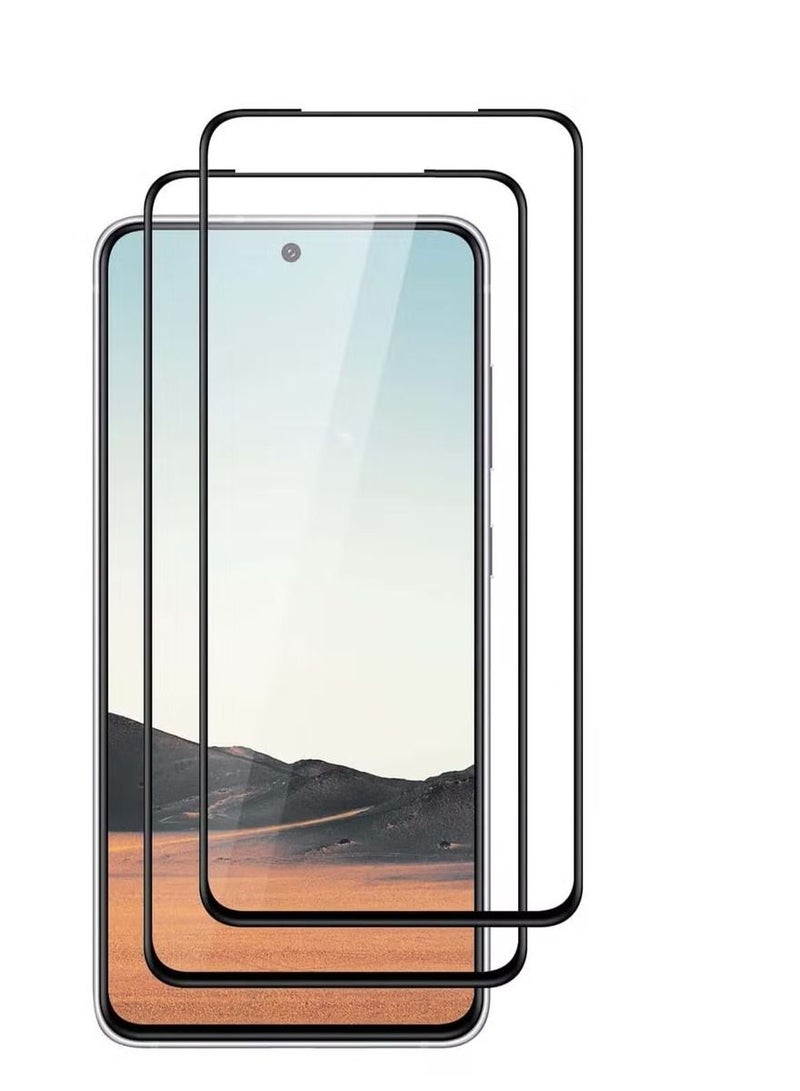 إيف عبوة من 2 واقي شاشة زجاجي لهاتف samsung galaxy A11 من الزجاج المقوى ، جراب شفاف شفاف صديق للصلابة 9H ومضاد لبصمات الأصابع ومضاد للخدش galaxy A11