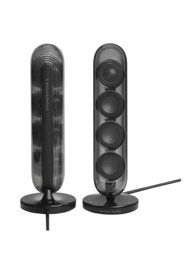 HARMAN نظام مكبرات الصوت اللاسلكية Bluetooth 2.1 SoundSticks 5 بقوة 190 واط - Image 2
