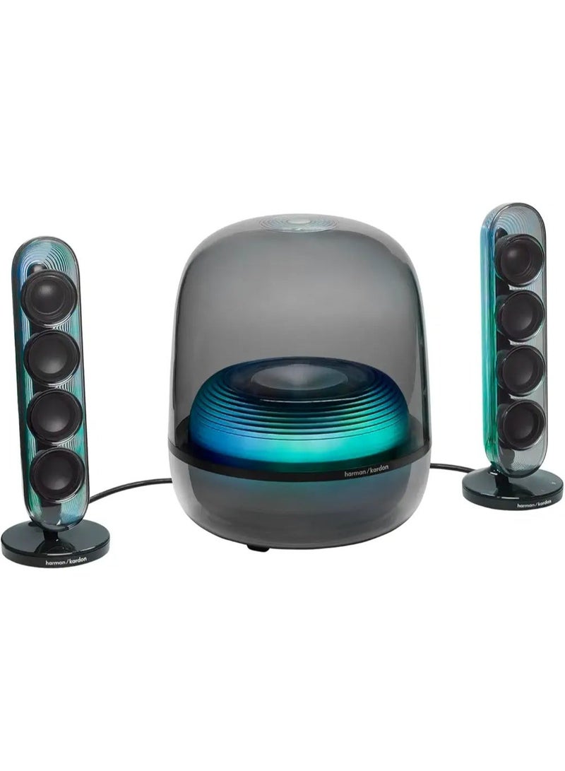 HARMAN نظام مكبرات الصوت اللاسلكية Bluetooth 2.1 SoundSticks 5 بقوة 190 واط - Image 1