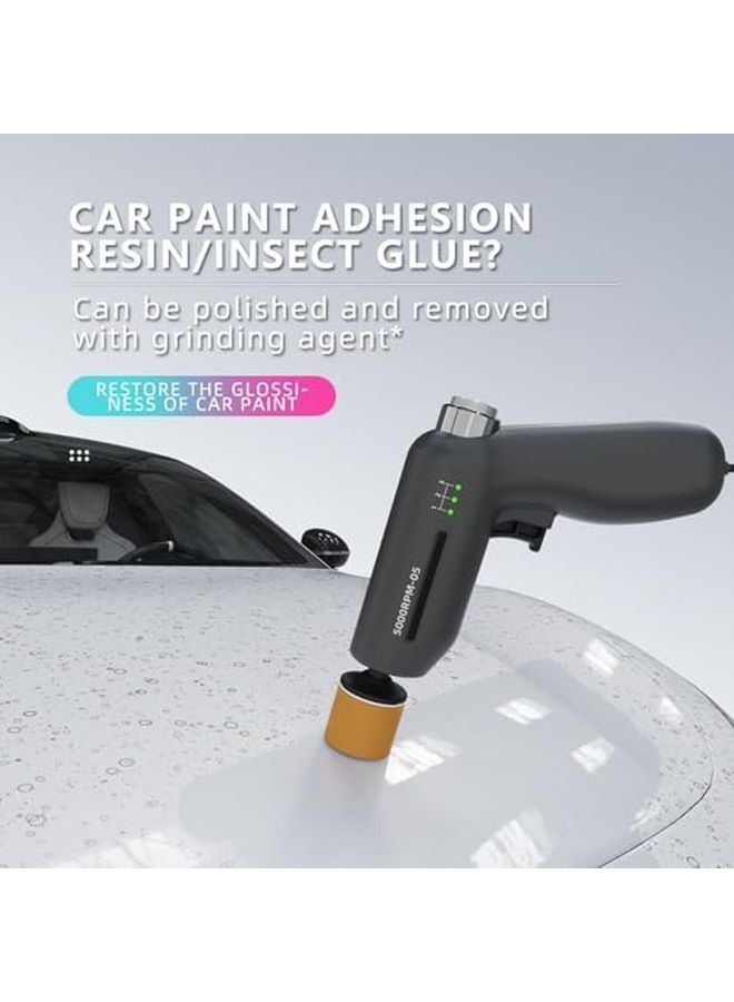 ملمع سيارة صغير 12 فولت خفيف الوزن لشمع السيارات مقطورة وعربة سكنية وشاحنة - Image 4