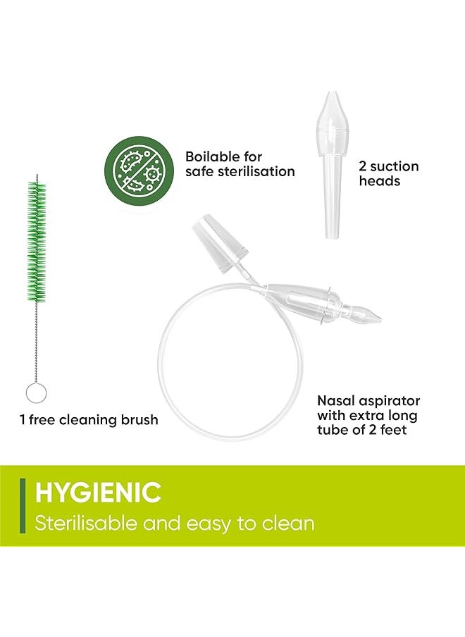 erorex Airmed'S Vac Nasal Aspirator Baby. Clinically Tested Safe And Gentle. Baby Nose Sucker With 2  - Image 5