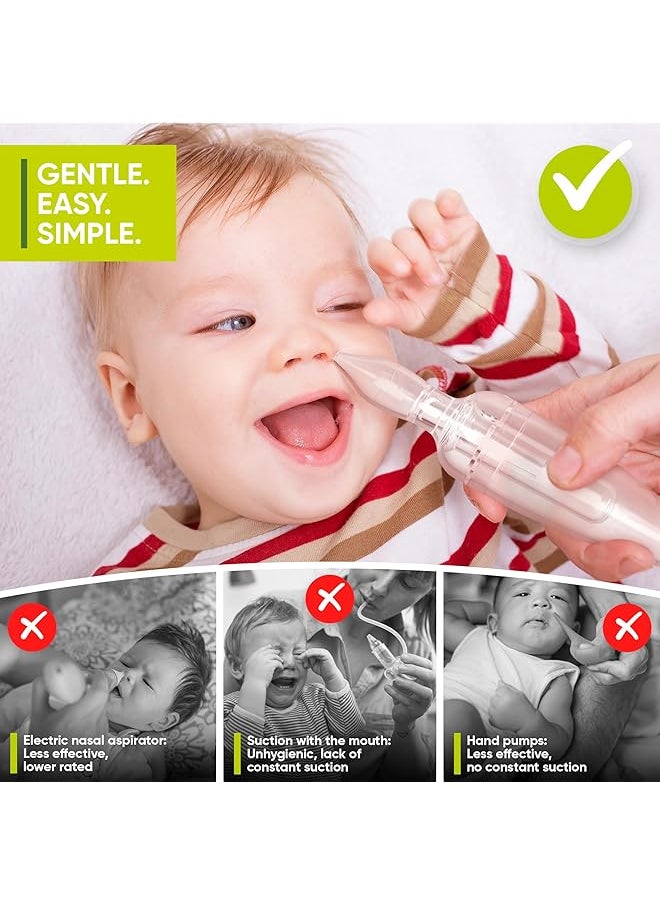 erorex Airmed'S Vac Nasal Aspirator Baby. Clinically Tested Safe And Gentle. Baby Nose Sucker With 2  - Image 3