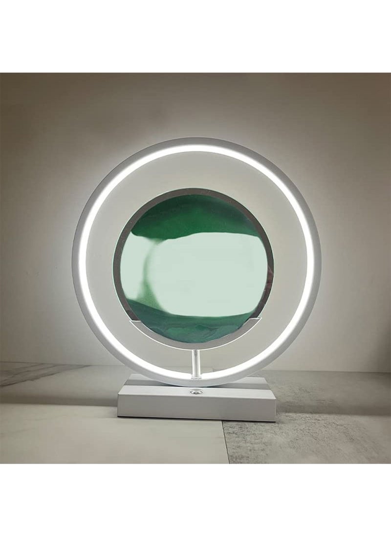 GT-Wheel - Moving Sand Art LED Table Lamp 3D Deep Sea Motion Display - Image 1