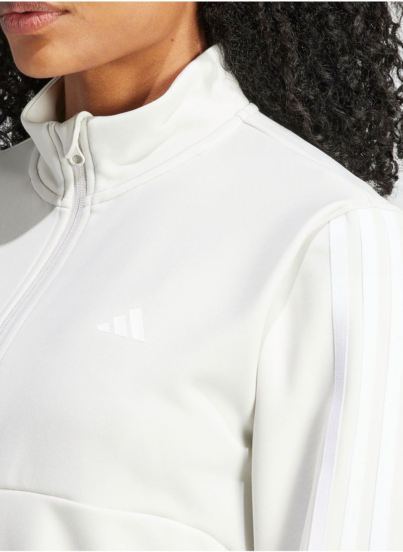 Adidas - Aeroready Train Essentials 3-Stripes Track Top - Image 1