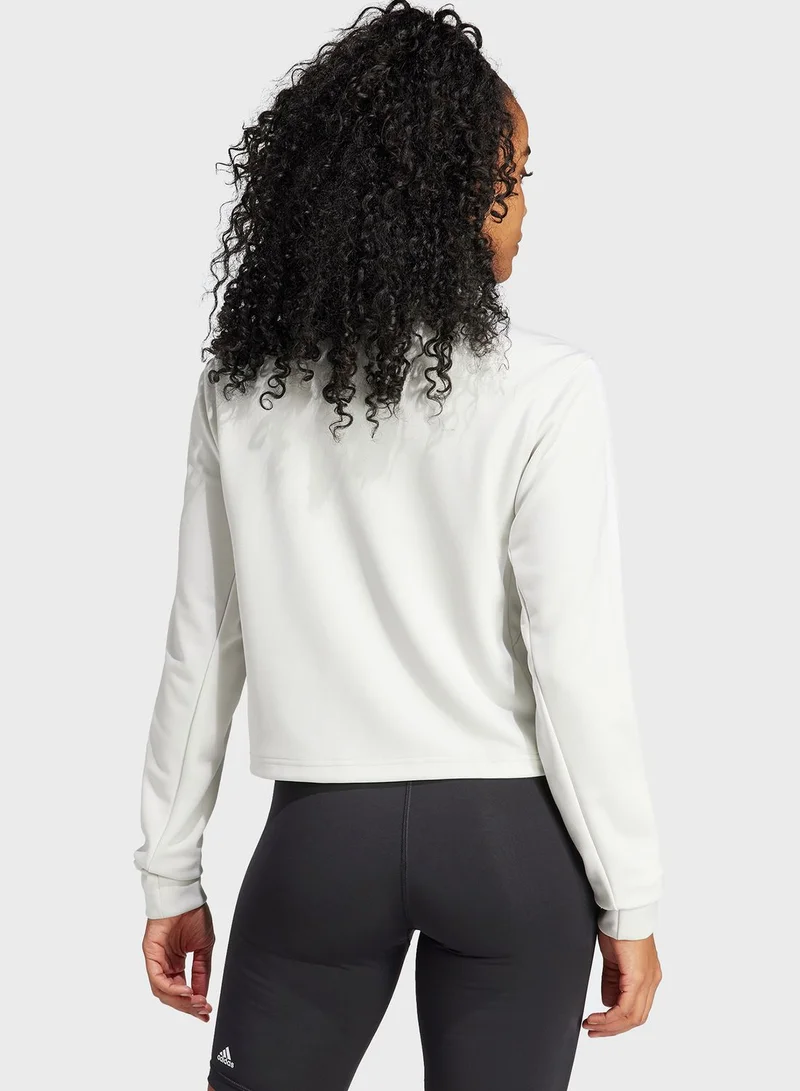 Adidas Aeroready Train Essentials 3-Stripes Track Top