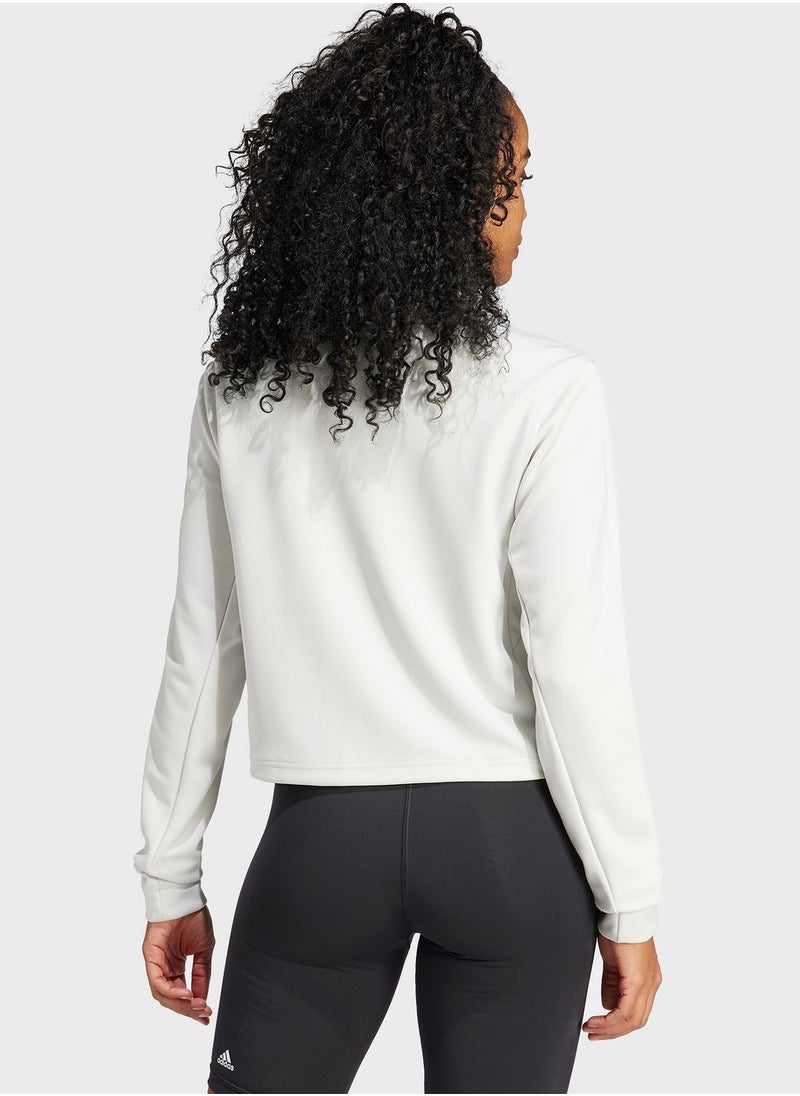 Adidas - Aeroready Train Essentials 3-Stripes Track Top - Image 1