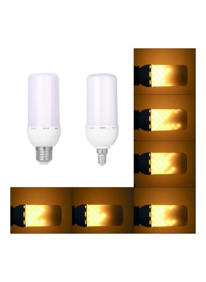 NIBEMINENT LED Flame Dynamic Effect Light Bulb White 13.7x5x5centimeter  - Image 5