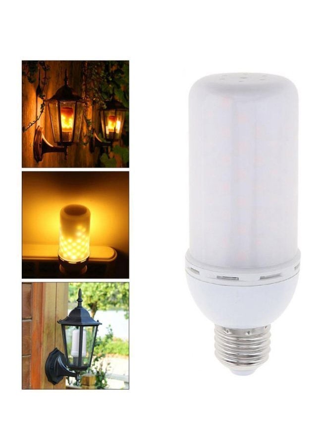 NIBEMINENT LED Flame Dynamic Effect Light Bulb White 13.7x5x5centimeter  - Image 2
