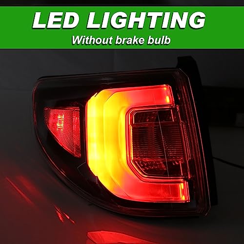 Lochnchn Tail Lights Compatible with GMC Acadia 2013-2016 Acadia Limited 2017 Rear LED Taillights Assembly Left Driver Side Tail Lamp Replace 84051375-PFM.Not Include Bulb - Image 3