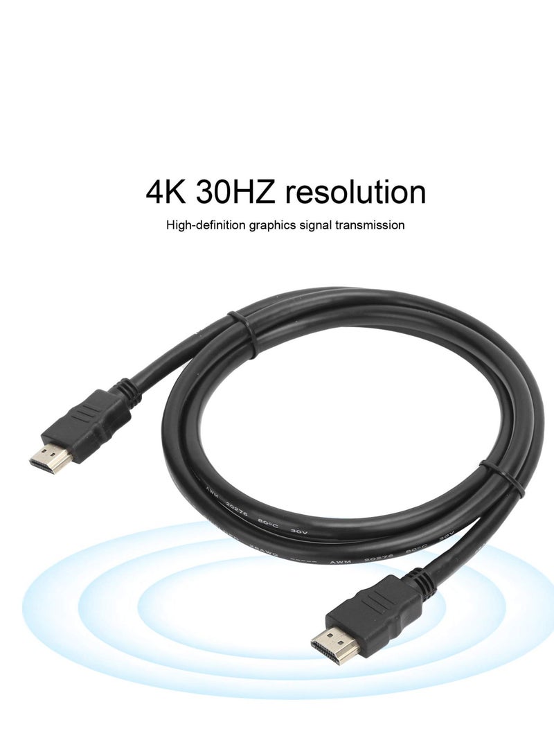 Stargold HDMI Cable 1.5 M, 4K@60Hz HDMI 2.0 18Gbps High Speed HDMI to HDMI Video Ultra HD 3D 4K HDMI Compatible with MacBook Pro TV Nintendo Switch Xbox PlayStation PS5 PC Laptop - Image 2