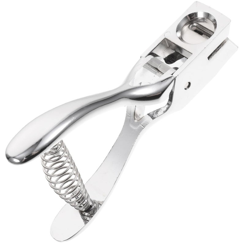 Oval Hole Punch Heavy Duty Manual ID Card Craft Office School Paper Puncher - Image 2