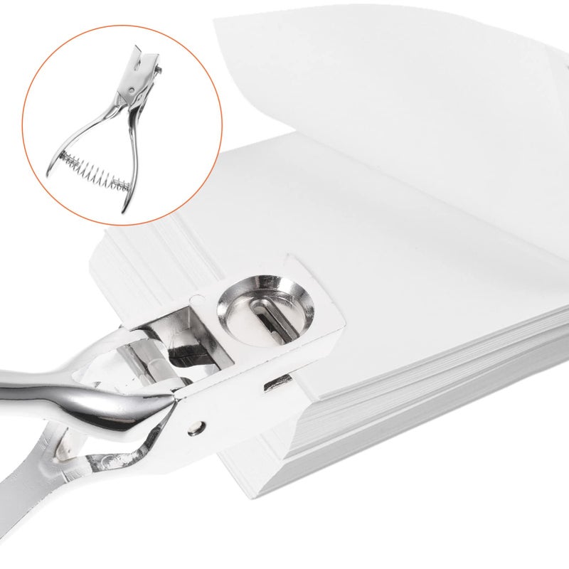 Oval Hole Punch Heavy Duty Manual ID Card Craft Office School Paper Puncher - Image 5