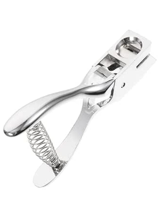 Oval Hole Punch Heavy Duty Manual ID Card Craft Office School Paper Puncher - Image 1