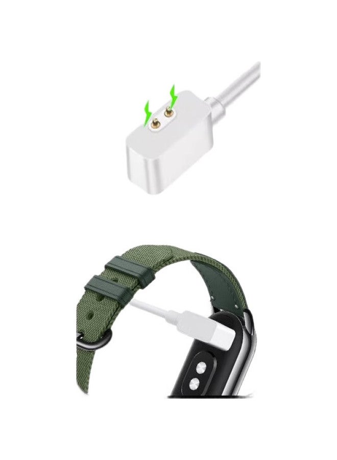 Ten Flashes Shan Suitable For Xiaomi Band 9/9Pro/8/8Pro/Nfc Charging Cable, Redmi Watch4/3Lite3 Youth Edition, Redmi Band 2 Charger, Sports Bracelet Charging Cable - Image 2