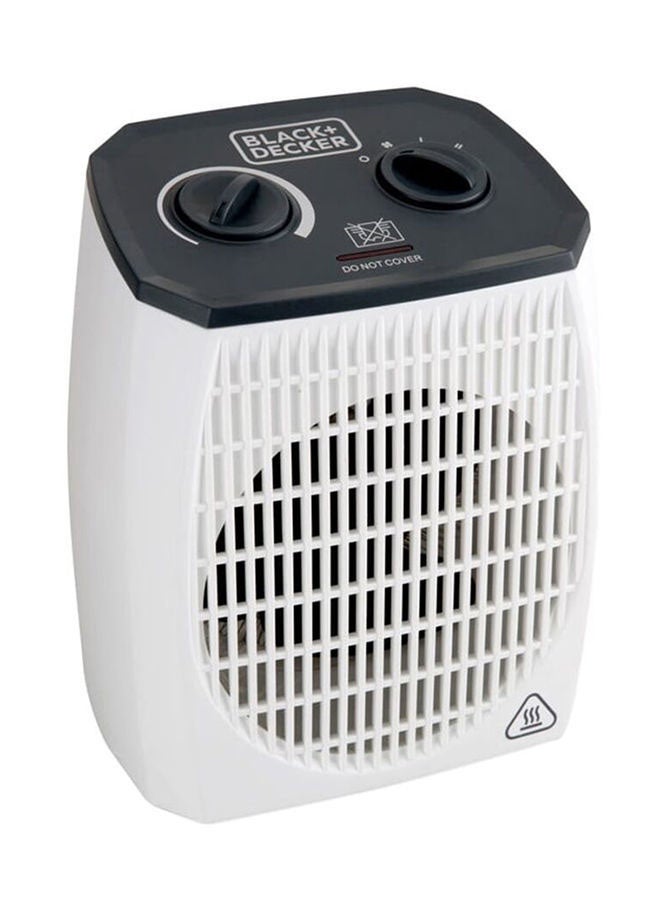 BLACK+DECKER Vertical Fan Heater 2000 W HX310-B5 White - Image 2