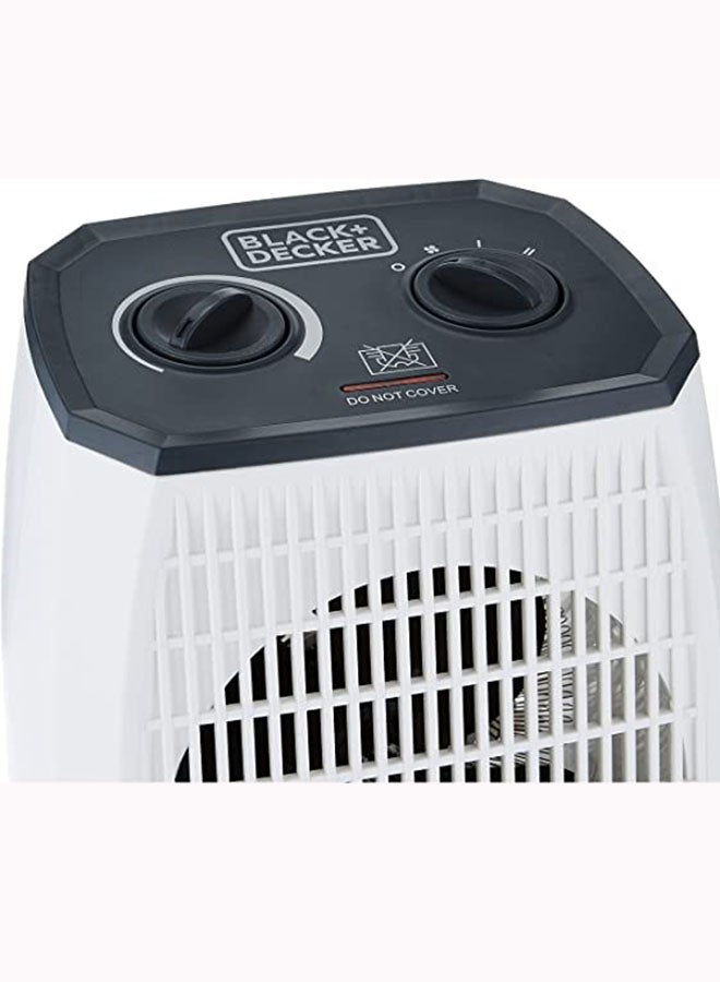 BLACK+DECKER Vertical Fan Heater 2000 W HX310-B5 White - Image 5