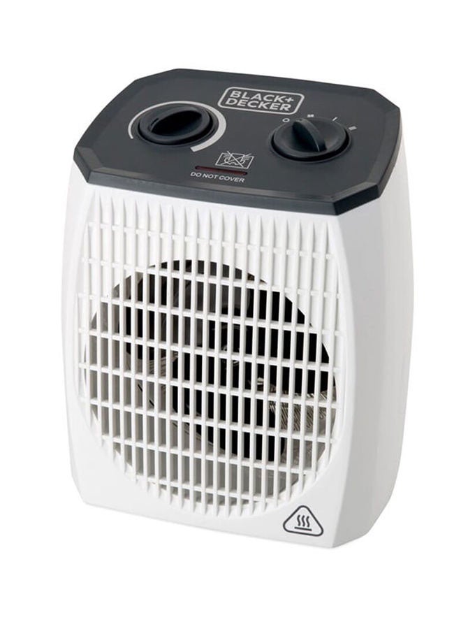 BLACK+DECKER Vertical Fan Heater 2000 W HX310-B5 White - Image 1