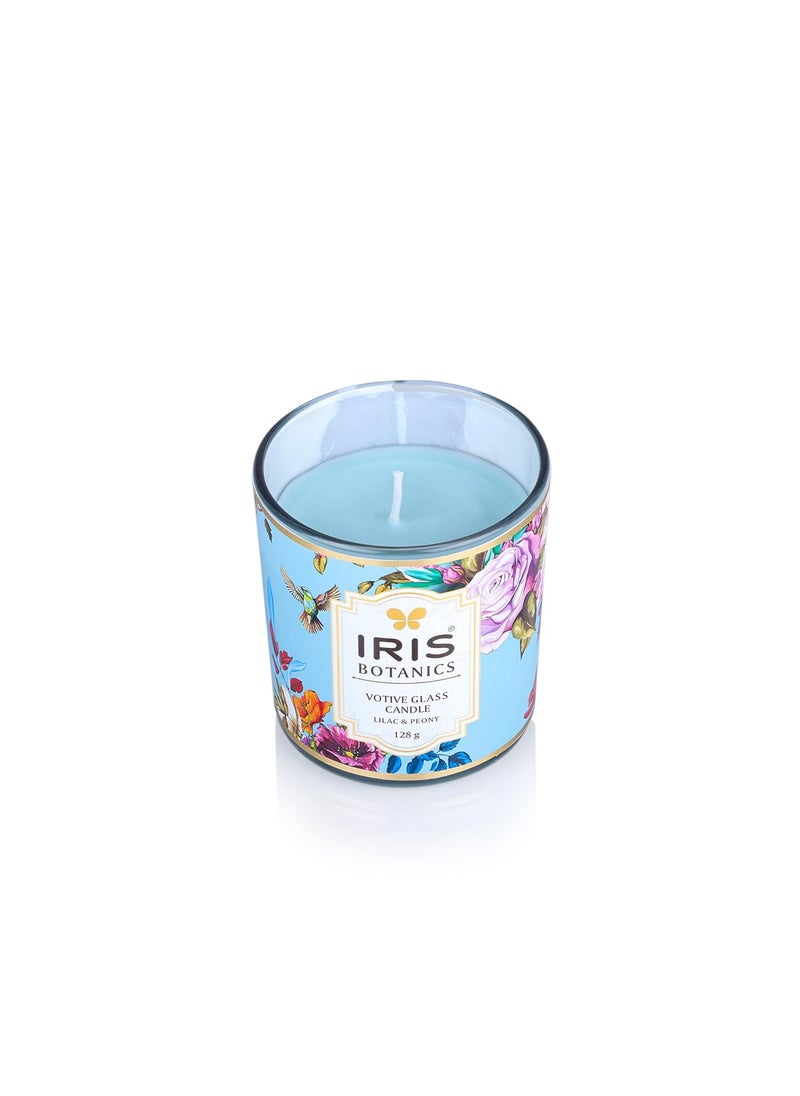 IRIS IRIS Botanics Votive Glass Candle Fragrance Tea Rose Agarwood 125G Lilac Peony 750 x 855 cm  - Image 2