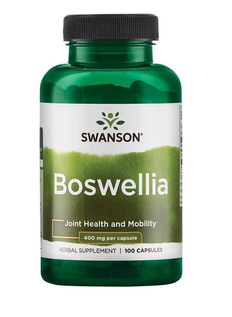 SWANSON Boswellia Joint Health And Mobility 400Mg 100 Capsules