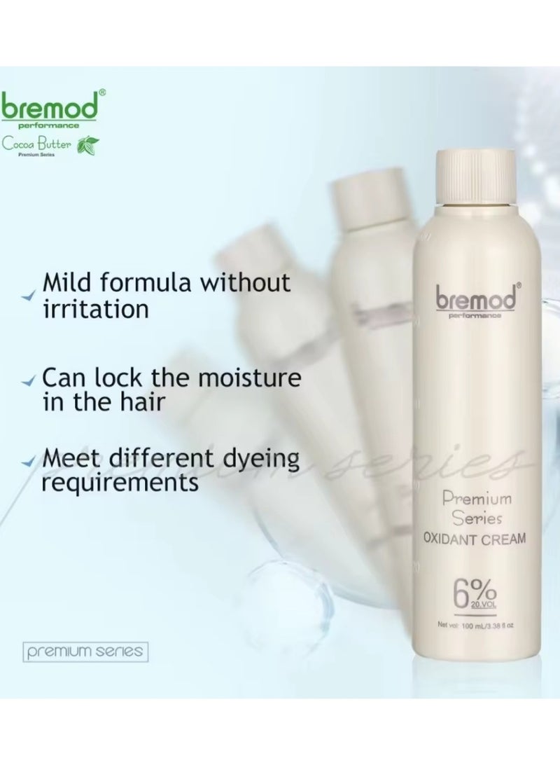 BREMOD Bremod Performance 8.17 Milk Tea Ash Hair Color + Oxidant Cream 9% - 100ml+100ml  - Image 2