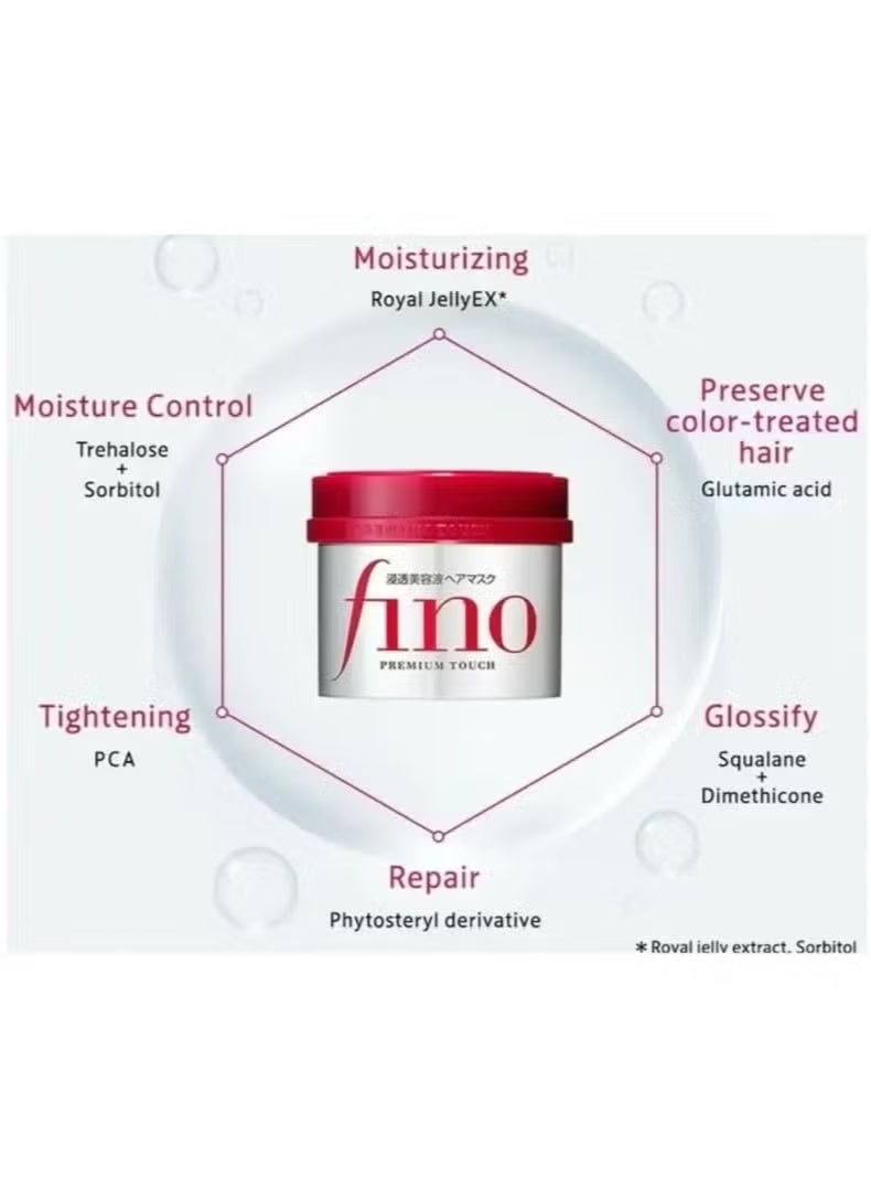 فينو قناع الشعر 230 جم – علاج ترميم عميق وترطيب وتغذية للشعر الجاف والتالف معزّز بالكيراتين ومواد مرطبة - Image 5