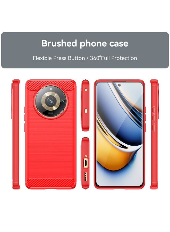 Realme 11 pro plus 5G/Realme 11 pro Case Cover Protector Protection with Military Grade Shockproof Protective Back Cover with Flexible TPU Rubber Cell Phone Back Accessories - Image 2