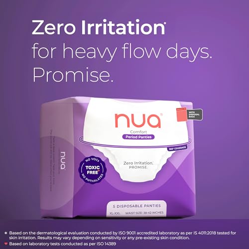 Nua 360° Comfort Period Pads (XL-XXL) | 15 Period Pads Pack of 3 | Ultra-Absorbent | Zero Irritation | 4x Comfort | For Heavy Flow | No rashes | Leakproof | Seamless | 100% Toxic-Free, Dermatologically Tested - Image 2