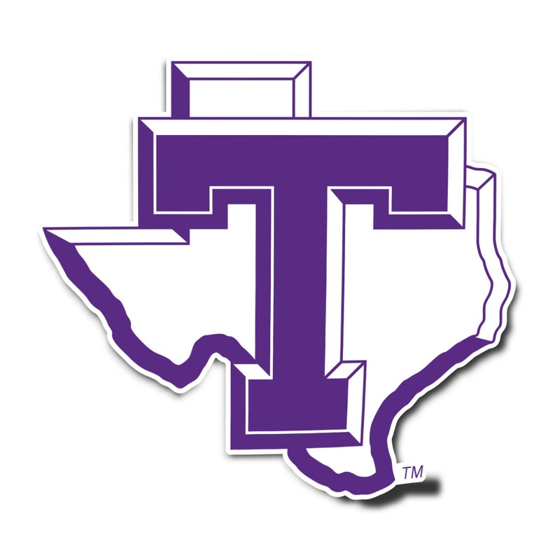 Desert Cactus Tarleton State University TSU Texans Bleed Purple Vinyl Decal Laptop Water Bottle Car Scrapbook Sticker (IND 00013A)
