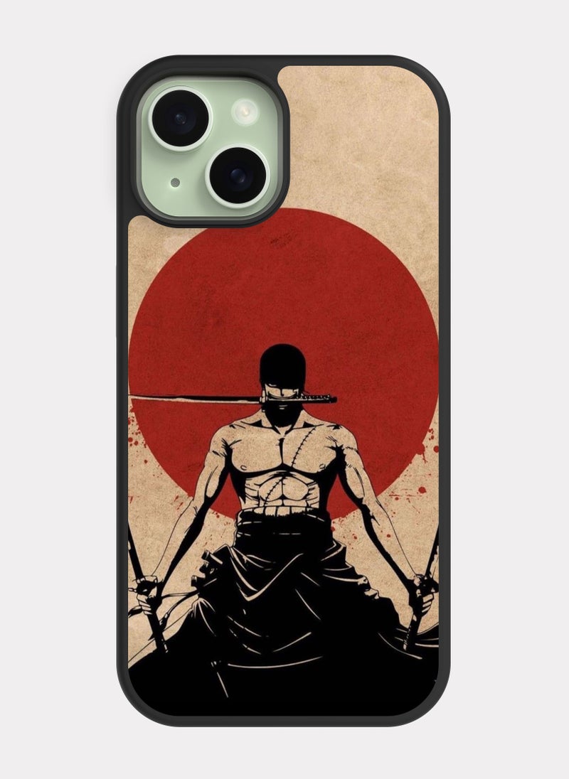 PXLAAT iPhone 15 case cover One Piece Zoro - Image 1