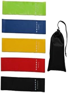 Generic Resistance Bands Exercise Loops, Workout Flexbands for Home Fitness, Stretching, Physical Therapy with Carrying Bag 