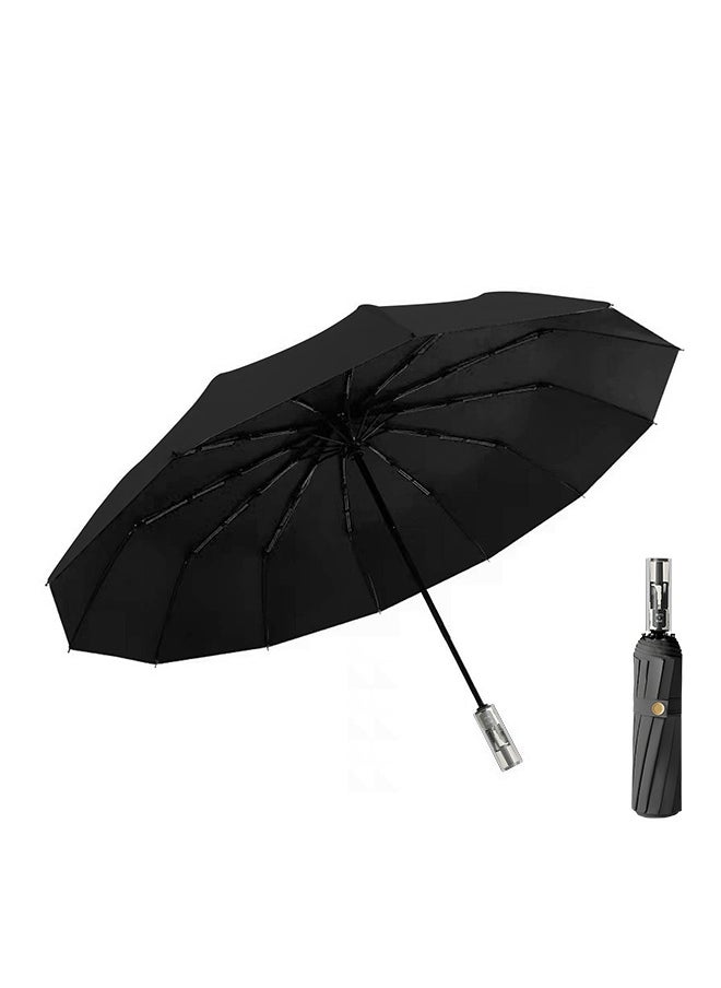 Beauenty 24-Bone Automatic Umbrella,Windproof  UV50+,for Protecting Yourself in both Heavy Rain and Scorching Sun  - Image 1