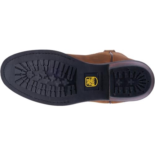 Dan Post Mens Albuquerque 12 Inch Waterproof Soft Toe Work Safety Shoes Casual - Brown - Size 10.5 D - Image 5