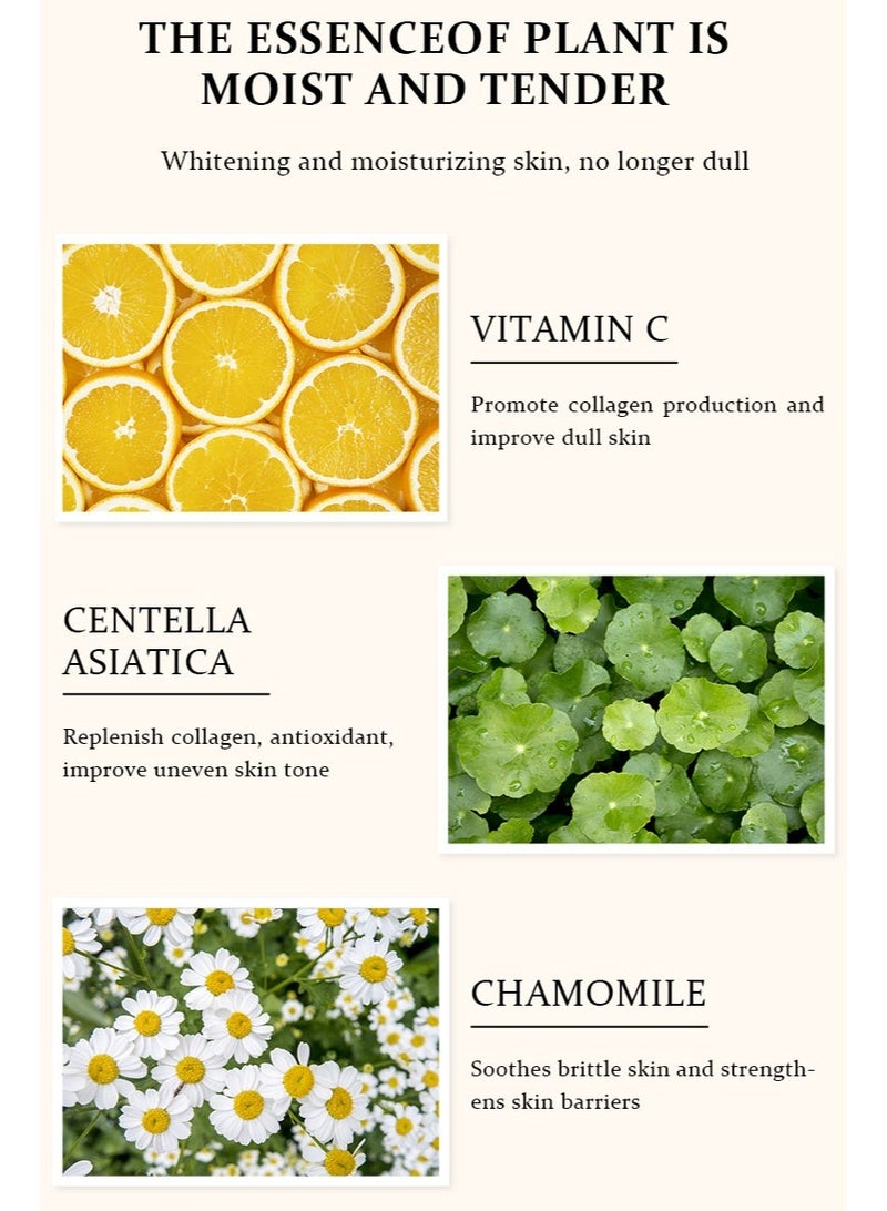 MOOYAM Snow Bleach Cream Intensive for Face and Body, Brightens and Nourishes Skin, with AHA Vitamin B3 C Hyaluronic Acid Fruit Extract, Clears Dark Spots, Evens Skin Tone, Moisturizes Softens Lightens Skin, for External Use Only - Image 5