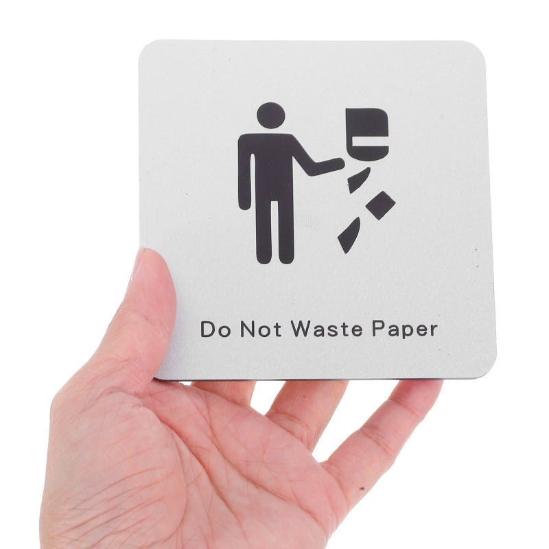 Decorative Restroom Sign, Elegant Appearance Complements Any Decor, Durable Construction - Image 3