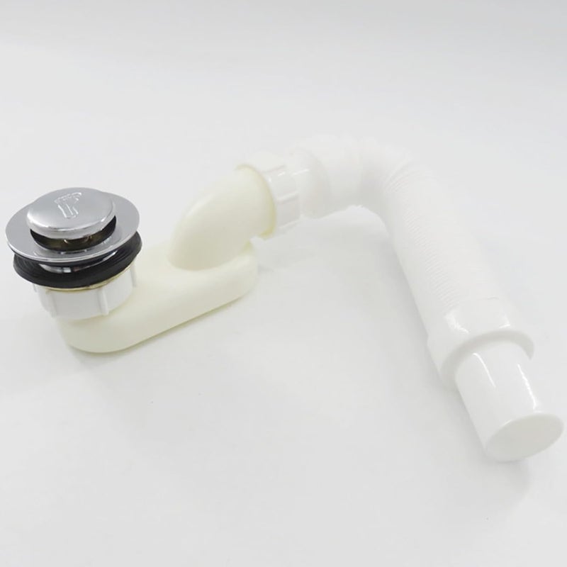 Adjustable Length Drainage Pipe Threaded End Connection Chemicals Materials Quick Installation Household Commercial Drainage - Image 2