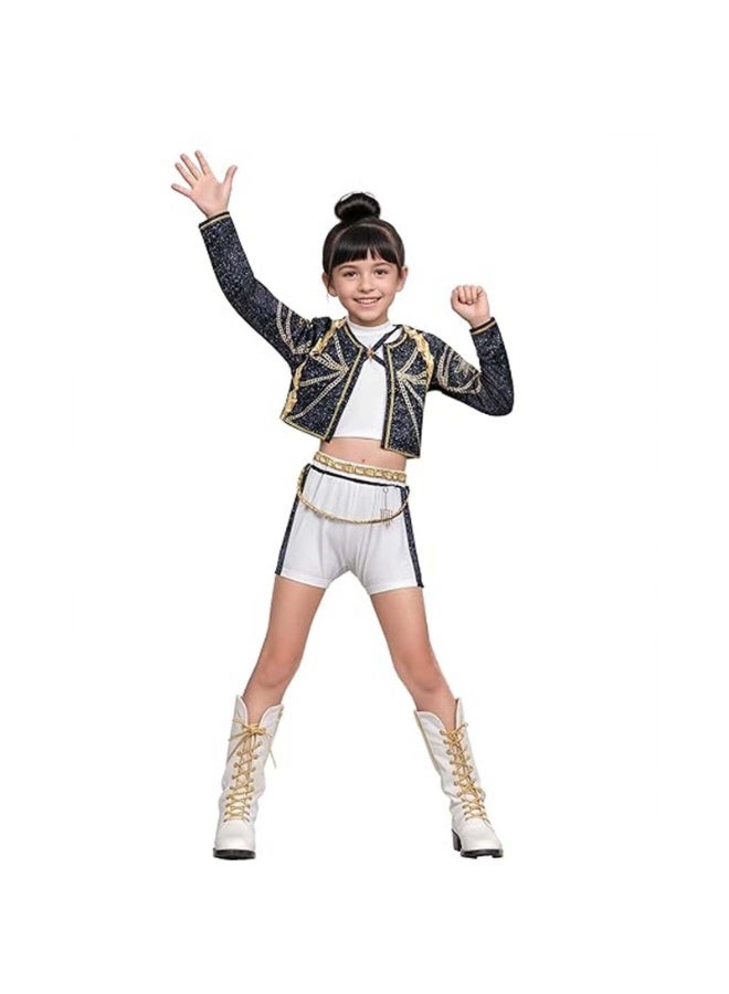 Y&D 1 Set KPOP Hunters Costume Kids Rumi Mira Zoey Cosplay Outfits Pop Singers Role Play - Image 1