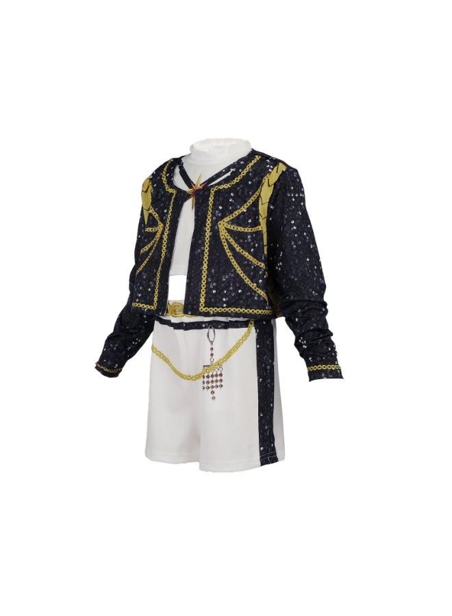 Y&D 1 Set KPOP Hunters Costume Kids Rumi Mira Zoey Cosplay Outfits Pop Singers Role Play - Image 3