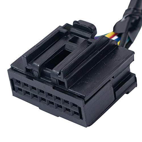 TRQ Right Mirror with Heat Manual Folding without Memory Passenger Side Compatible with 2012-2017 Ford Expedition FO1321485 - Image 3