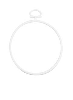 ماركة غير محددة مجرد إطار دائري 2.5 بوصة أبيض 2 قطعة  - Image 1