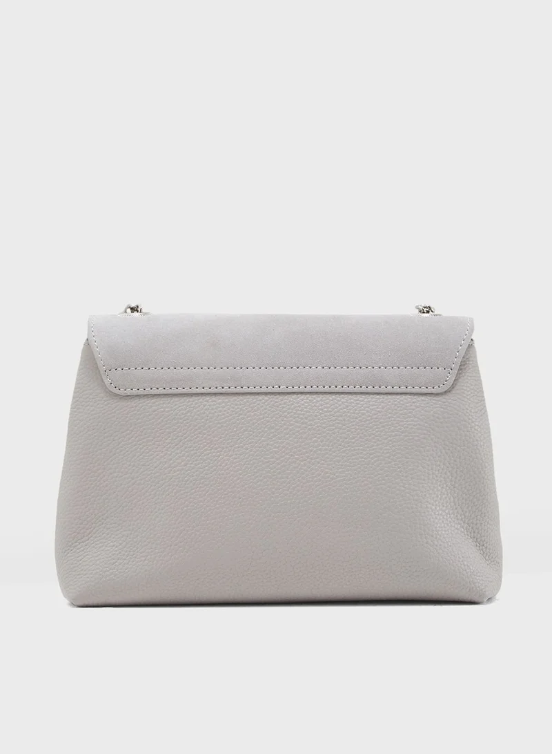 Ted Baker Helena Suede Padlock Crossbody