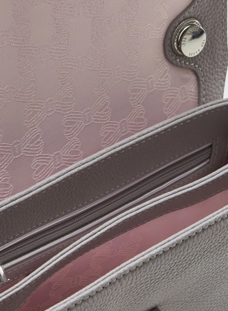 Ted Baker Helena Suede Padlock Crossbody