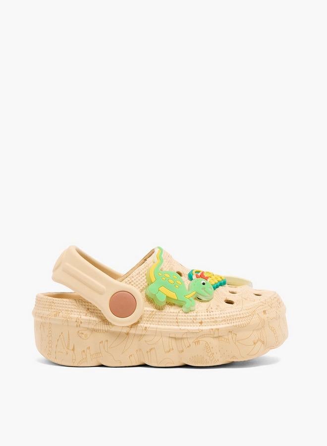 Aqua Boys Dinosaur Jibbitz Clogs - Image 2