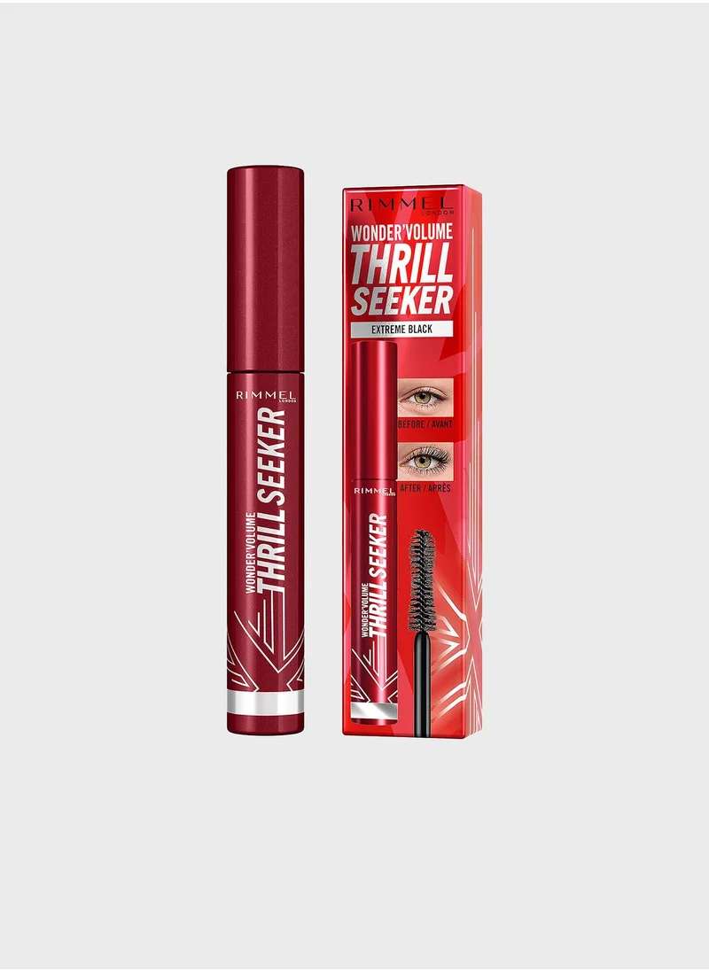 RIMMEL LONDON Wonder'Volume Thrill Seeker Mascara - 001 - Extreme Black, 8ml