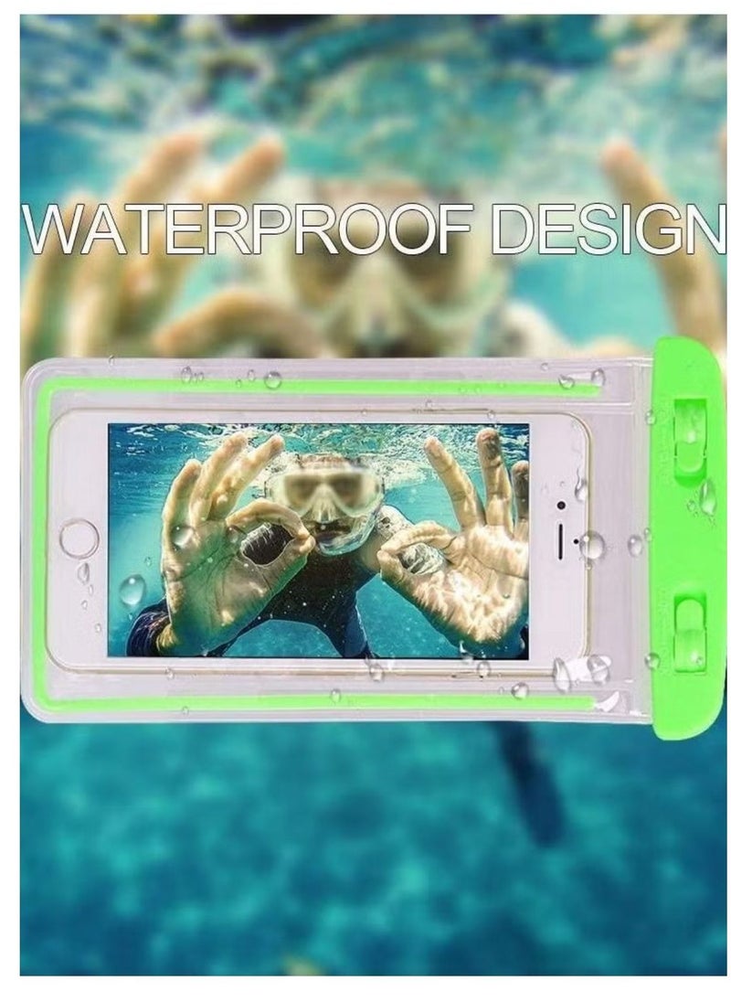 Generic - Waterproof case, handheld, with touch technology, up to a depth of 40 meters Multicolour - Image 1