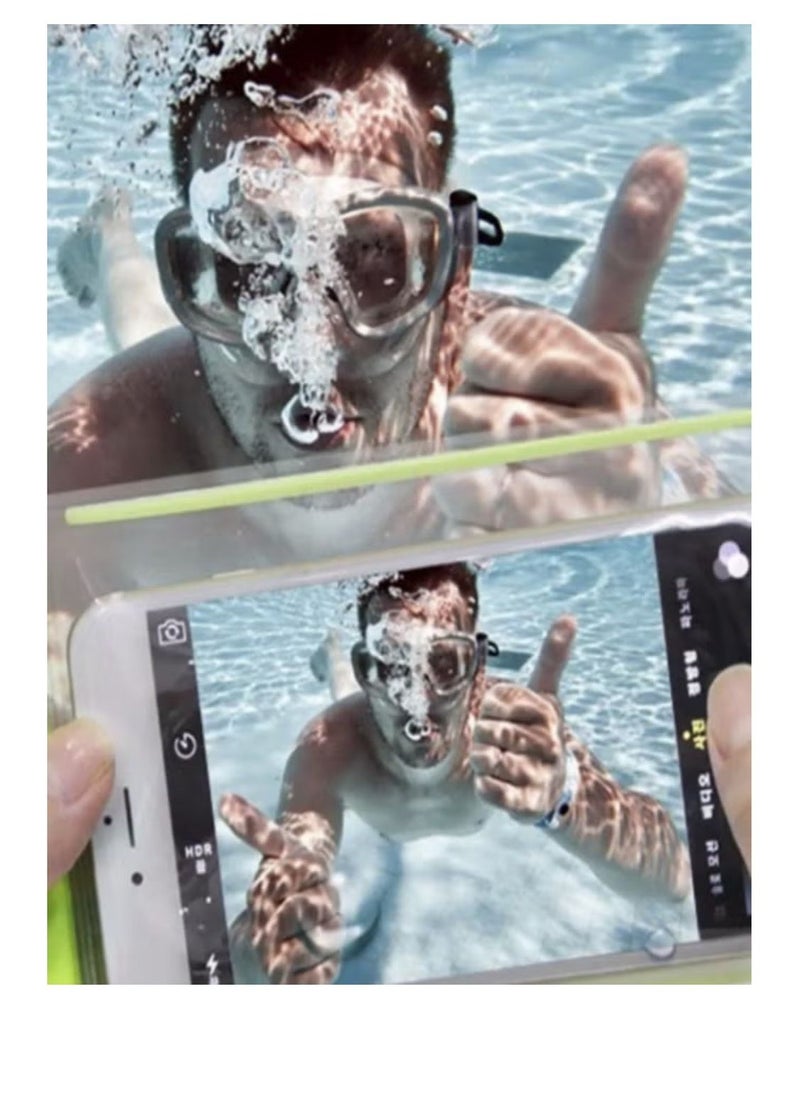 Generic - Waterproof case, handheld, with touch technology, up to a depth of 40 meters Multicolour - Image 1