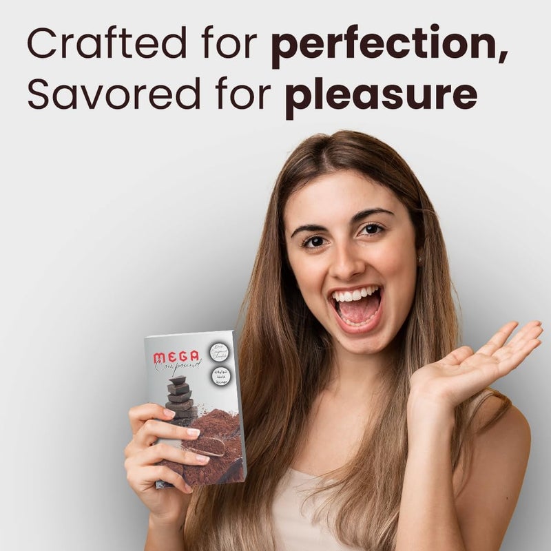 MEGA FOODS Mega Dark Chocolate & Milk Chocolate Compound Bars 500g + 500g Pack - Premium Cooking Chocolate for Baking, Desserts, Cakes, Cookies, and Confectionery - Image 5