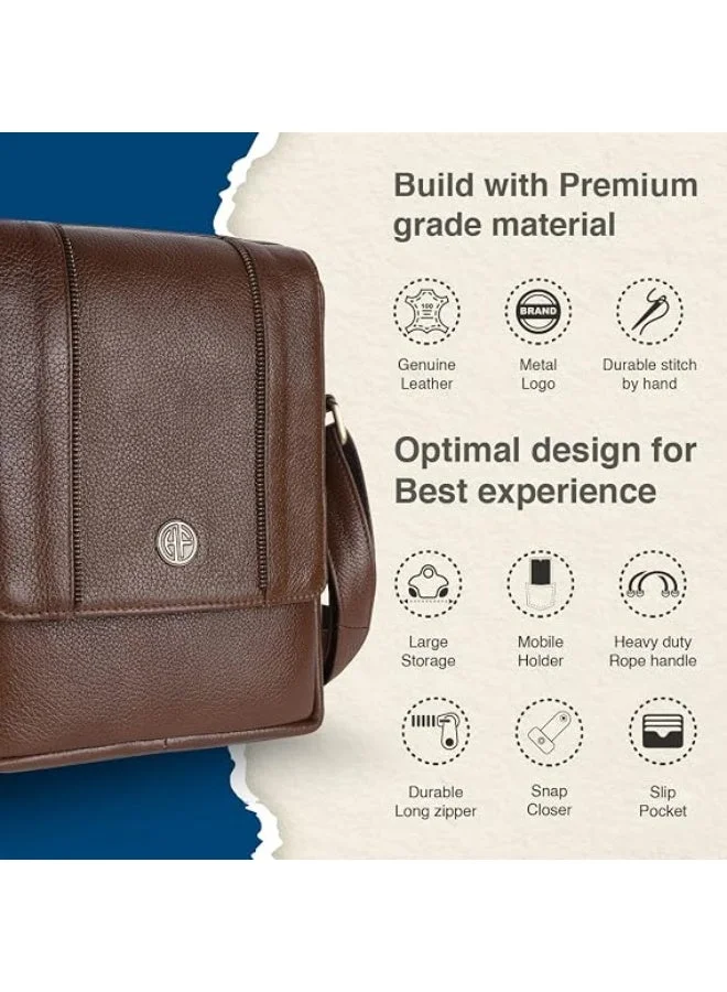 Hammonds Flycatcher  Genuine Leather Sling Bag for Men, Stylish and Spacious Side Bag for Men  | Best Price UAE
